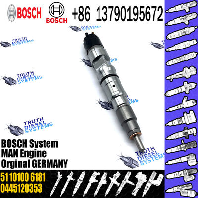 Fuel Injector Diesel 0 445 120 353 0445120353 Common Rail Fuel Injection 51101006181 0986435593