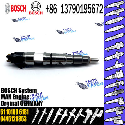 Fuel Injector Diesel 0 445 120 353 0445120353 Common Rail Fuel Injection 51101006181 0986435593