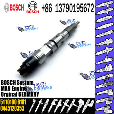 Fuel Injector Diesel 0 445 120 353 0445120353 Common Rail Fuel Injection 51101006181 0986435593