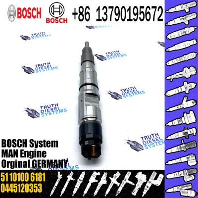 Fuel Injector Diesel 0 445 120 353 0445120353 Common Rail Fuel Injection 51101006181 0986435593