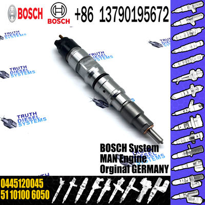 High Quality New Common Rail Fuel Injector 0445120045 Diesel Fuel Injection Nozzle 51101006050 For MAN /YOUNGMAN