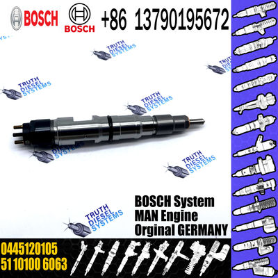 Diesel Fuel Engine Injector Assemblies 0445120105 Common Rail Injector 0445120105