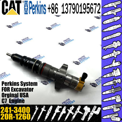 GAMEN Brand New Diesel Fuel Injector 20R-1260 241-3400 For Excavator C7 Engine