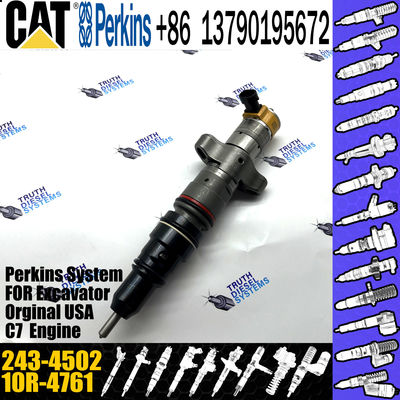 WEIYUAN warranty guaranteed factory price C7 Common Rail Injector 10R-4761 243-4502 For CAT engine