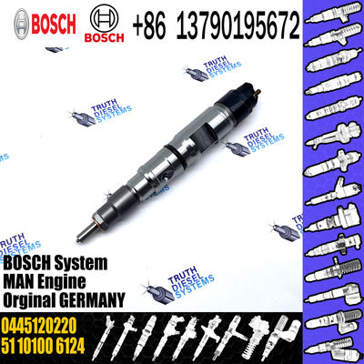 Diesel Engine Fuel Injector 0445120220 Fuel Injector Assembly 51101006124 For MAN