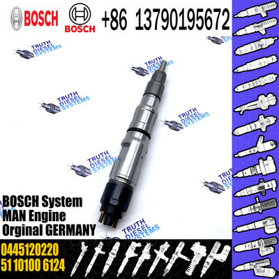 Diesel Engine Fuel Injector 0445120220 Fuel Injector Assembly 51101006124 For MAN