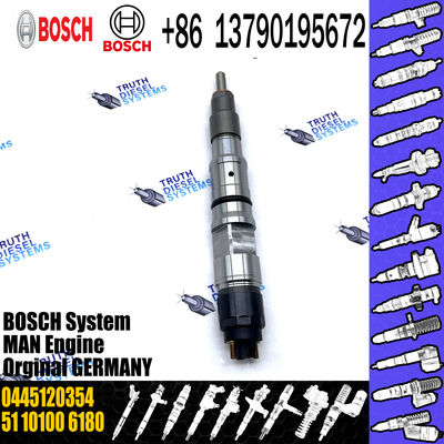diesel fuel injector 0445120354 51101006180 51101009180 for MAN LION S COACH 440 TGS / TGX common rail injector