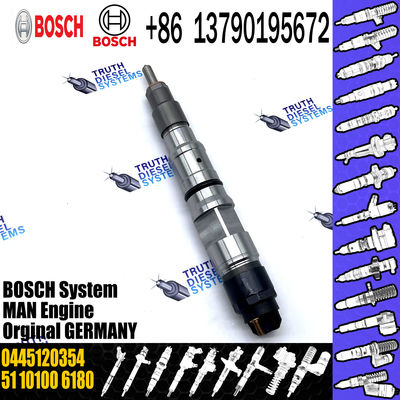 diesel fuel injector 0445120354 51101006180 51101009180 for MAN LION S COACH 440 TGS / TGX common rail injector