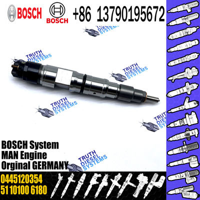 diesel fuel injector 0445120354 51101006180 51101009180 for MAN LION S COACH 440 TGS / TGX common rail injector