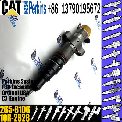 Common Rail Injector 265-8106 10R-2828 Fuel Engine Diesel Pump Injector Sprayer 265-8106 For Cat C9 Engine