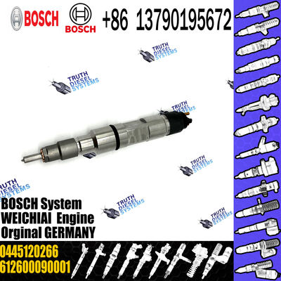 New Diesel Common Rail Fuel Injector 0445 120 266 0445120266 For Weichai Pw CRSN2-BL 6Cyl WP12