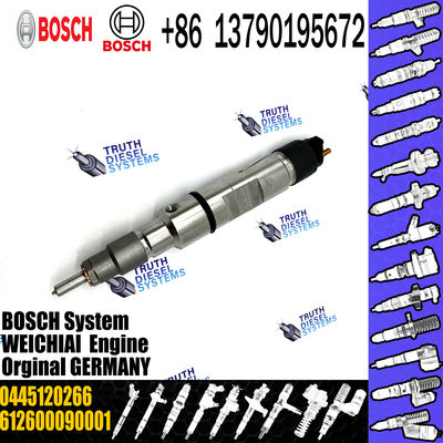 New Diesel Common Rail Fuel Injector 0445 120 266 0445120266 For Weichai Pw CRSN2-BL 6Cyl WP12