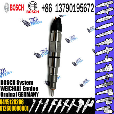 New Diesel Common Rail Fuel Injector 0445 120 266 0445120266 For Weichai Pw CRSN2-BL 6Cyl WP12
