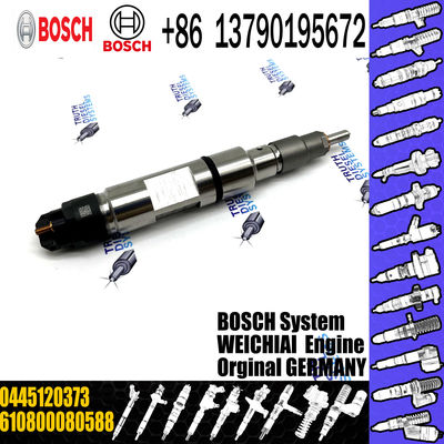 High Quality Diesel Common Rail Fuel Injector 0445120373 610800080588 For WEICHAI Engine