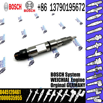 high quality common rail injector 0445120461 1000035955 for WEICHAI POWER diesel fuel injector nozzle 0445120461