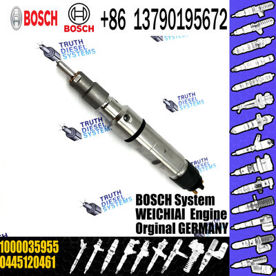 high quality common rail injector 0445120461 1000035955 for WEICHAI POWER diesel fuel injector nozzle 0445120461