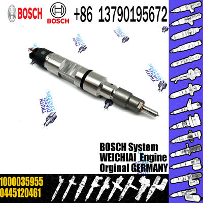 high quality common rail injector 0445120461 1000035955 for WEICHAI POWER diesel fuel injector nozzle 0445120461