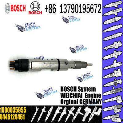 high quality common rail injector 0445120461 1000035955 for WEICHAI POWER diesel fuel injector nozzle 0445120461