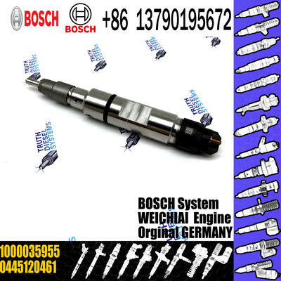 high quality common rail injector 0445120461 1000035955 for WEICHAI POWER diesel fuel injector nozzle 0445120461