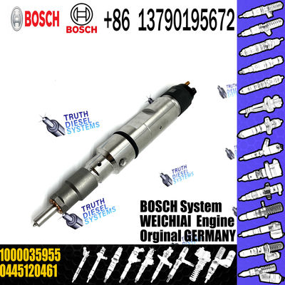 high quality common rail injector 0445120461 1000035955 for WEICHAI POWER diesel fuel injector nozzle 0445120461