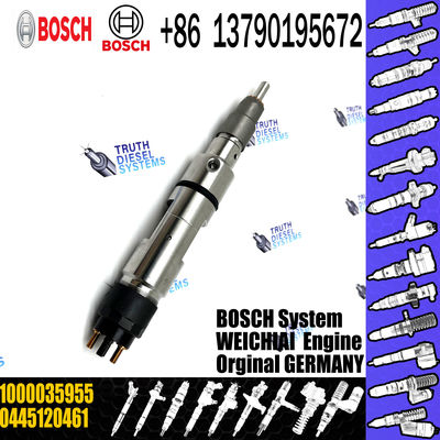 high quality common rail injector 0445120461 1000035955 for WEICHAI POWER diesel fuel injector nozzle 0445120461