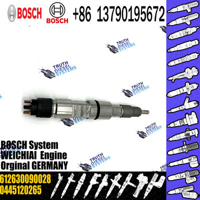 diesel injector nozzle 0445120265 612630090028 for WEICHAI WP12 JAC J4 JAC SEI 3 common rail injector 0445120265