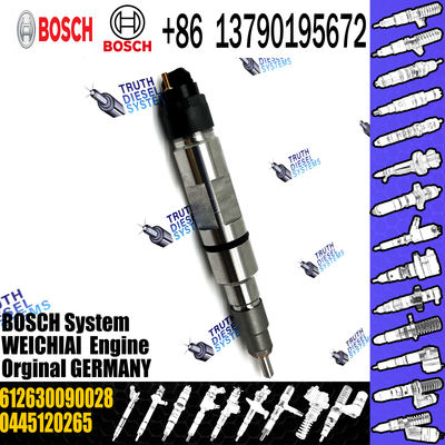 diesel injector nozzle 0445120265 612630090028 for WEICHAI WP12 JAC J4 JAC SEI 3 common rail injector 0445120265