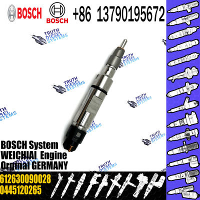 diesel injector nozzle 0445120265 612630090028 for WEICHAI WP12 JAC J4 JAC SEI 3 common rail injector 0445120265