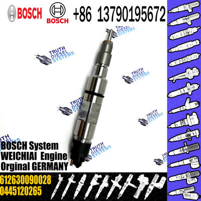 diesel injector nozzle 0445120265 612630090028 for WEICHAI WP12 JAC J4 JAC SEI 3 common rail injector 0445120265
