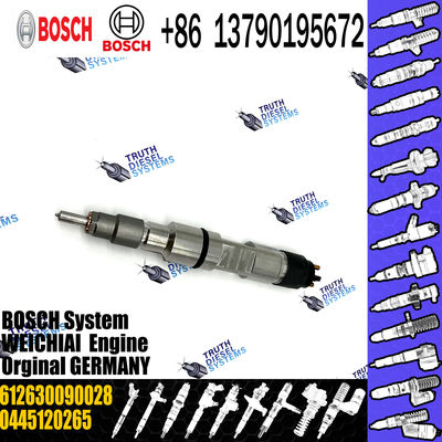 diesel injector nozzle 0445120265 612630090028 for WEICHAI WP12 JAC J4 JAC SEI 3 common rail injector 0445120265