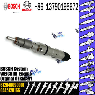 original injector 0445120265,0445120266 genuine nozzle 0445120086 for engine 612630090012, 612640090001