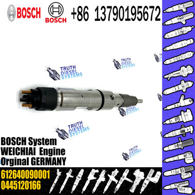 original injector 0445120265,0445120266 genuine nozzle 0445120086 for engine 612630090012, 612640090001
