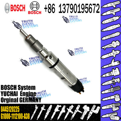 High Pressure Common rail fuel injector 0445 120 225 0445120225 for Yuchai CRSN2-BL\YC4G