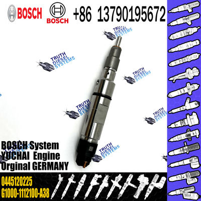 High Pressure Common rail fuel injector 0445 120 225 0445120225 for Yuchai CRSN2-BL\YC4G