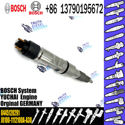 diesel fuel injector 0445120291 J0100-1112100A-A38 good quality injector for YUCHAI common rail injector 0445120291