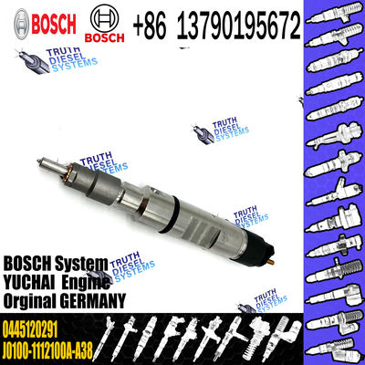 diesel fuel injector 0445120291 J0100-1112100A-A38 good quality injector for YUCHAI common rail injector 0445120291
