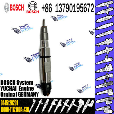 diesel fuel injector 0445120291 J0100-1112100A-A38 good quality injector for YUCHAI common rail injector 0445120291