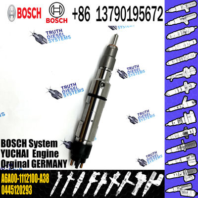 High Quality Diesel Fuel Injector 0445120293 Common Rial Injector 0 445 120 293 A6A00-1112100-A38 For YUCHAI