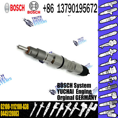 Diesel Engine New Fuel Injector 0445120083 0445120100 0445120102 Common Rail Injector G2100-1112100-A38 51 10100 6079