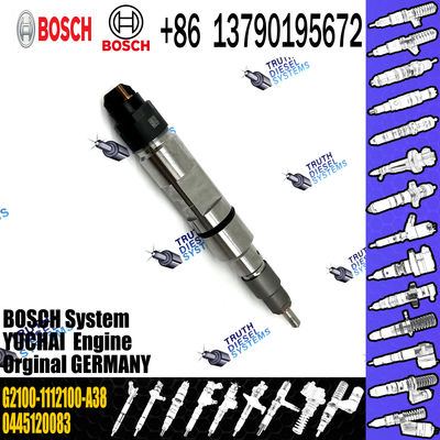 Diesel Engine New Fuel Injector 0445120083 0445120100 0445120102 Common Rail Injector G2100-1112100-A38 51 10100 6079