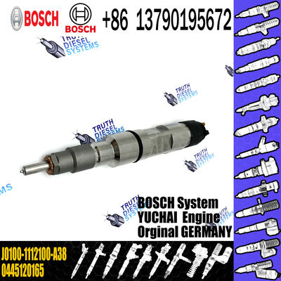 0 445 120 165 Diesel Fuel Injector 0445120165 Common Rail Injector 0445 120 165 For YUICHAI YC6J EU4 J0100-1112100-A38