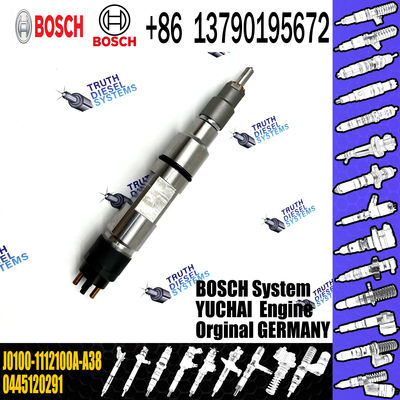 diesel fuel injector 0445120291 J0100-1112100A-A38 good quality injector for YUCHAI common rail injector 0445120291
