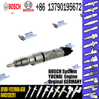 diesel fuel injector 0445120291 J0100-1112100A-A38 good quality injector for YUCHAI common rail injector 0445120291