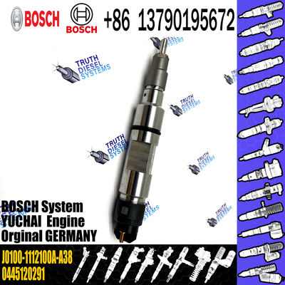 diesel fuel injector 0445120291 J0100-1112100A-A38 good quality injector for YUCHAI common rail injector 0445120291
