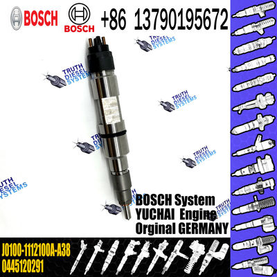 diesel fuel injector 0445120291 J0100-1112100A-A38 good quality injector for YUCHAI common rail injector 0445120291