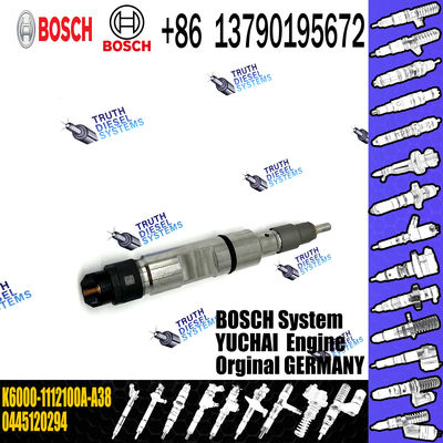 High Quality Diesel Common Rail Fuel Injector 0445120294 K6000-1112100A-A38 For Yuchai