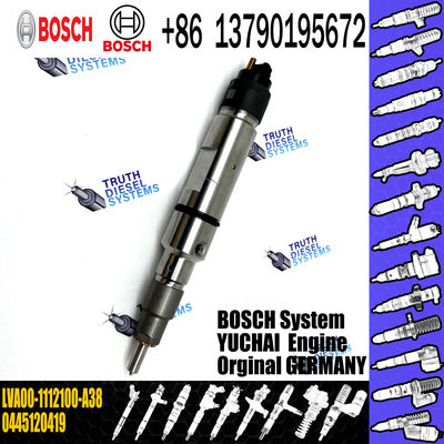 common rail injector 0445120252 5263315 for Cummins industrial engines diesel fuel injector 4981126 0445120252