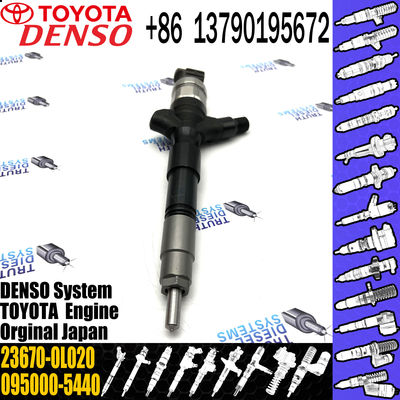 New Diesel Fuel Injector 23670-0L020 095000-5440 For Toyota Hilux 1KD Engine