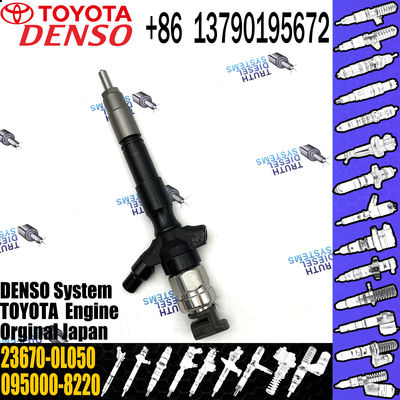 1KD Engine TOYOTA Fuel Injector 23670-0L050 095000-8220 Common Rail Injector