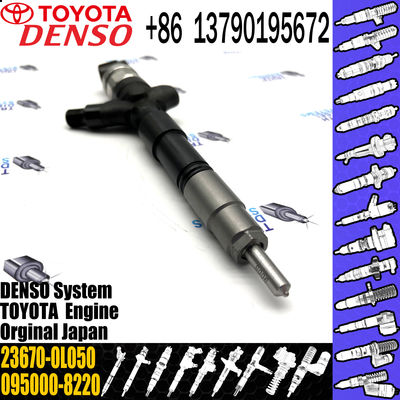 1KD Engine TOYOTA Fuel Injector 23670-0L050 095000-8220 Common Rail Injector